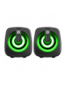 defender Głośniki komputerowe J1 2.0 6W LED USB czarne - nr 1