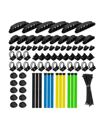 logilink Zestaw organizerów kabli, 8 elementów