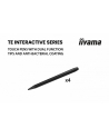 iiyama Monitor interaktywny 55 '' TE5513A-B2AG INFRARED,40pkt,IPS,4K,7H,500cd/m2,      WiFi,USB, ANDROID 14, Google EDLA,2x20W, UCHWYT ŚCIENNY - nr 6