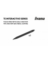 iiyama Monitor interaktywny 65 '' TE6515A-B2AG VA,4K,40pkt,550cd,DeepContrast-IR+,     HDMI x2,DP,USB-C, 2 x 20W, OPS Slot x1, 5xUSB, 2xRJ45,8-Array,EDLA, - nr 5