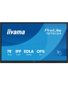 iiyama Monitor interaktywny 75 '' TE7513A-B2AG INFRARED,40pkt,IPS,4K,7H,500cd/m2,      WiFi,USB, ANDROID 14, Google EDLA,2x20W, UCHWYT ŚCIENNY - nr 1