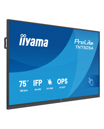 iiyama Monitor 75 '' TN7505A-B1AG IPS,4K,40pkt,500cd,nonOS,1200:1,5ms,    DeepContrast-IR+, 1xVGA,2xHDMI,DP,USB-C(PD65W),2xRJ45,2x20W,PiP,PbP,UCHWYT ŚCIENN nr 2