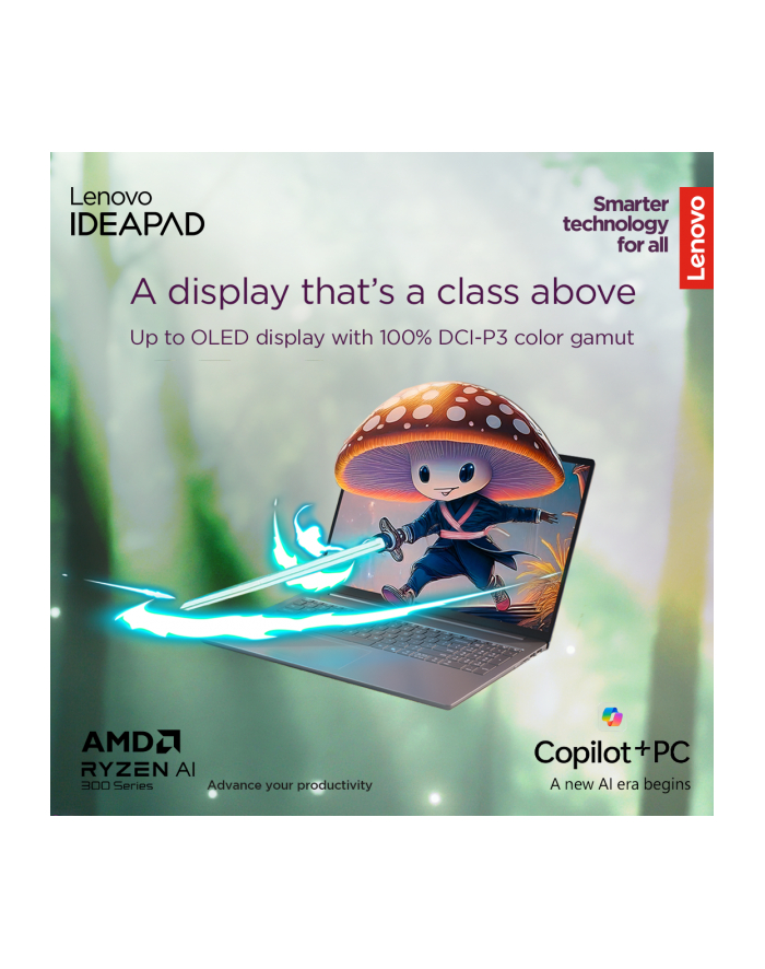 Lenovo IdeaPad Slim 5 14ARP10 | Luna Grey | 14 '' | OLED | WUXGA | 1920 x 1200 pixels | Glossy | AMD Ryzen 5 | 7535HS | 16 (2x8GB) GB | SODIMM DDR5 | Solid-state drive capacity 512 GB | AMD Radeon 660M Graphics | Windows 11 Home | 802.11ax | Bl główny