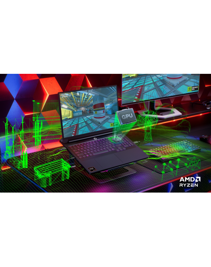 Lenovo Legion Pro 7 16AFR10H | Eclipse Black | 16 '' | OLED | WQXGA | 2560 x 1600 pixels | Glossy | AMD Ryzen 9 | 9955HX3D | 32 GB | SO-DIMM DDR5 | Solid-state drive capacity 2000 GB | NVIDIA GeForce RTX 5080 | GDDR7 | 16 GB | Windows 11 Home | główny