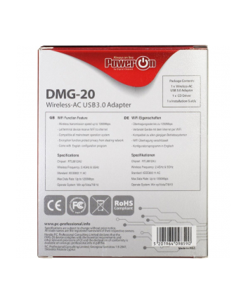 Karta sieciowa Inter-tech DMG-20 (218615)
