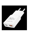Ładowarka sieciowa LogiLink PA0348 USB GaN, 30 W, 1x USB-C (PD), 1x USB-A (QC), biała - nr 1