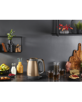 TEFAL Coppertinto Kettle | KI280G10 | Electric | 2400 W | 1.7 L | Stainless steel | 360° rotational base | Copper/Black nr 1