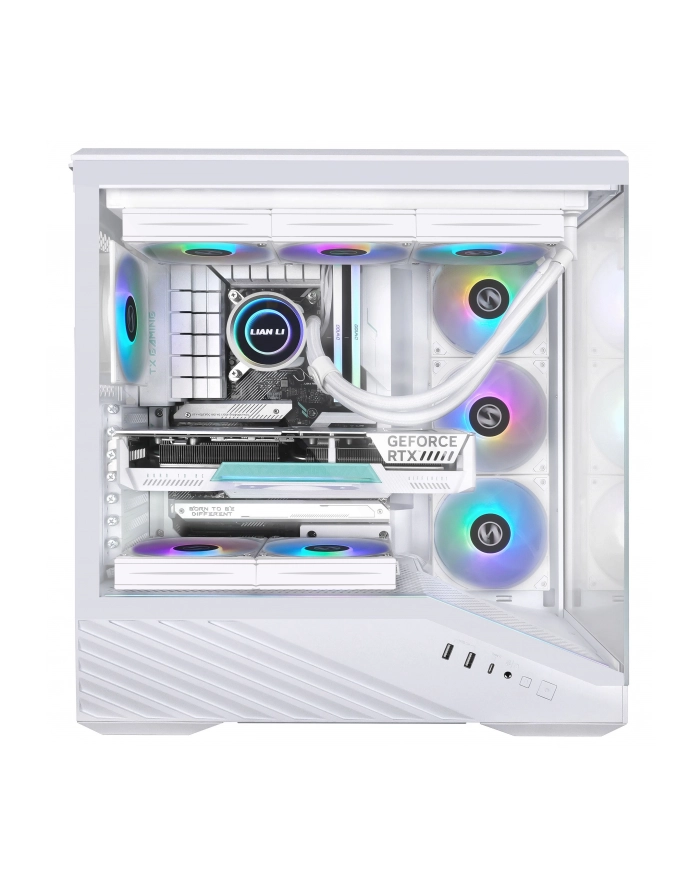 Obudowa Lian Li Vector V100 RGB Tempered Glass White główny