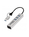 logilink Hub 3xUSB3.0 z czytnikiem kart pamięci - nr 1