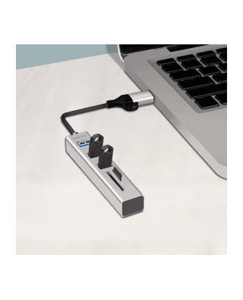 logilink Hub 3xUSB3.0 z czytnikiem kart pamięci nr 1