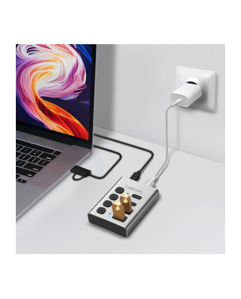 logilink Hub 4xUSB3.2 Gen1 z przełącznikiem on/off nr 1