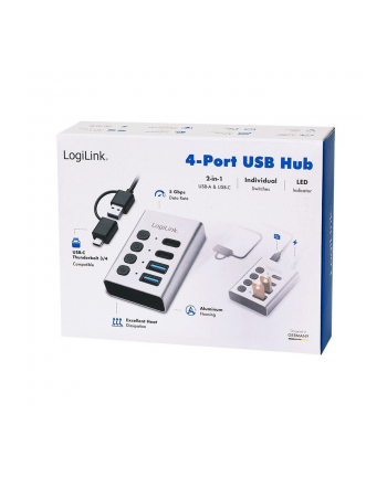 logilink Hub 4xUSB3.2 Gen1 z przełącznikiem on/off nr 2