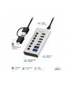 logilink Hub 7xUSB-A/C z przełącznikiem on/off - nr 3