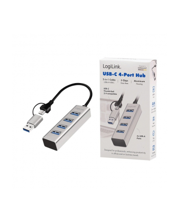 logilink Hub USB3.0 4-porty USB- A 5Gbit/s nr 2