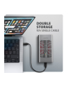 axagon EEM2-20GD Obudowa zewnętrzna aluminiowa USB-C 3.2 Gen2x2, Dual NVMe M.2 SSD 20gbps, Clone Master - nr 10