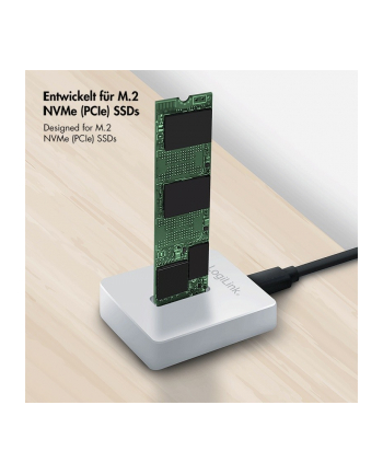 logilink Stacja dokująca dla M.2 NVMe, USB 3.2 Gen2 nr 2