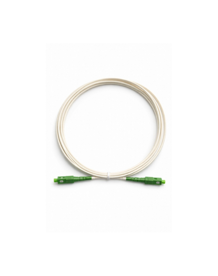 tb Patchcord światłowodowy SC-SC APC 10m biały główny