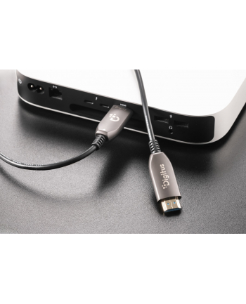 digitus Kabel połączeniowy hybrydowy HDMI AOC | HDMI-A męski-męski | HDMI 2.1 | UHD-2 8K@60Hz | 48Gbps |HDR, eARC, HDCP 2.2, CEC | 70m nr 1