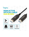 digitus Kabel połączeniowy hybrydowy HDMI AOC | HDMI-A męski-męski | HDMI 2.1 | UHD-2 8K@60Hz | 48Gbps |HDR, eARC, HDCP 2.2, CEC | 80m - nr 3