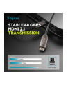 digitus Kabel połączeniowy hybrydowy HDMI AOC | HDMI-A męski-męski | HDMI 2.1 | UHD-2 8K@60Hz | 48Gbps |HDR, eARC, HDCP 2.2, CEC | 80m - nr 4