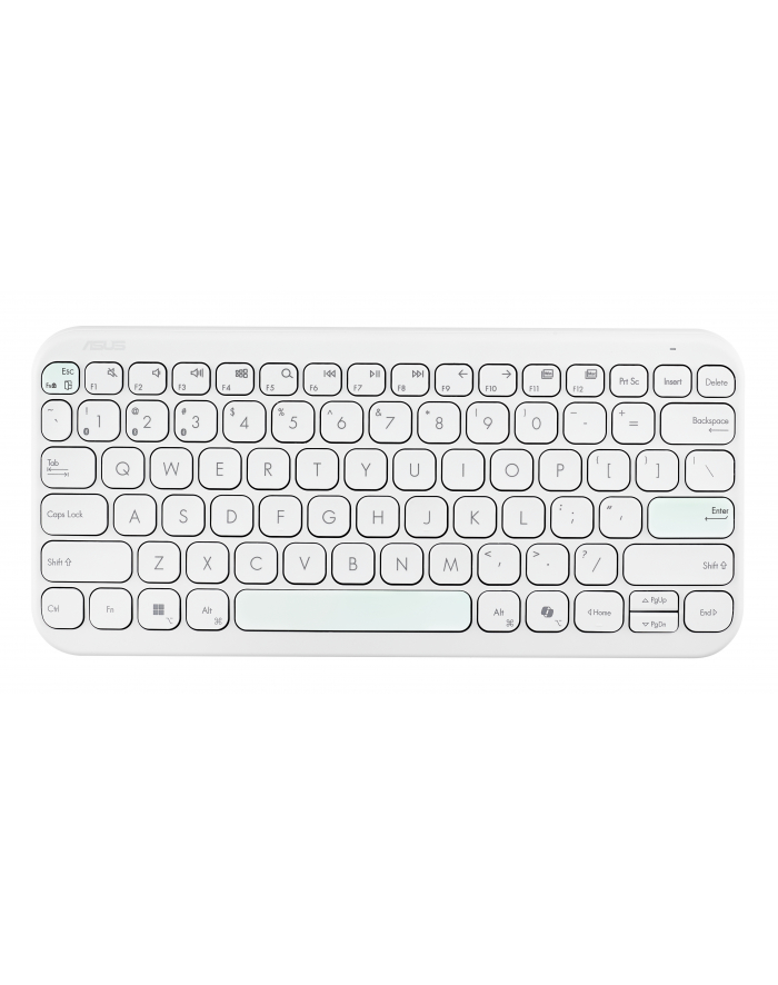 asus Klawiatura Marshmallow KW100 BT5.0LE/Iridescent White główny