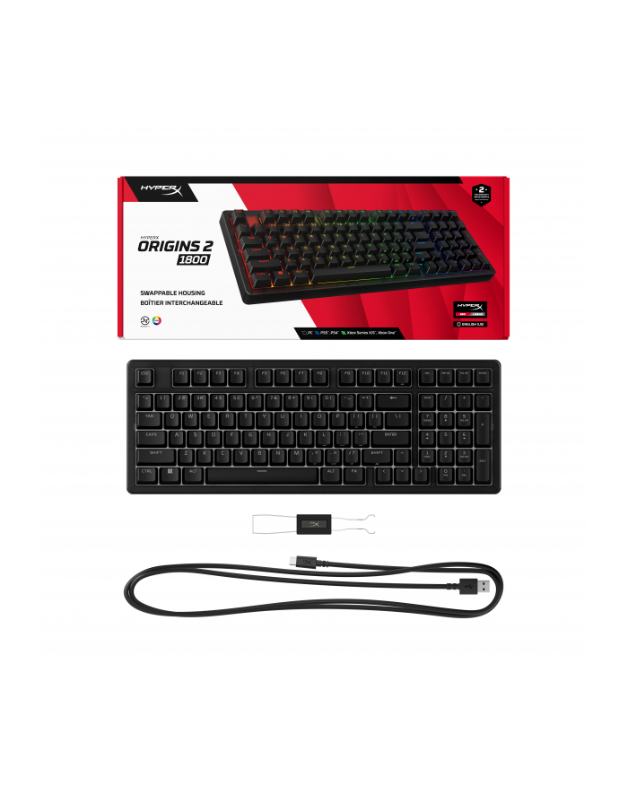 hyperx Klawiatura dla graczy Origins 2 1800 B4QS4AA#ABA główny