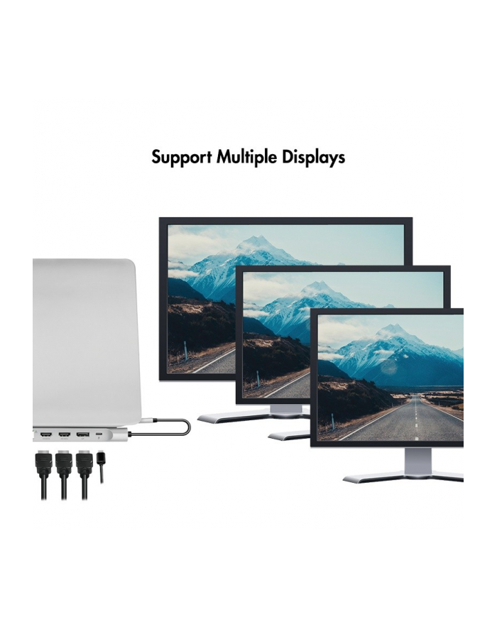 logilink Stacja dokująca USB3.2 ,USB-C,12-portów, PD główny