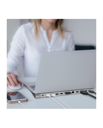 logilink Stacja dokująca USB3.2 ,USB-C,12-portów, PD nr 2