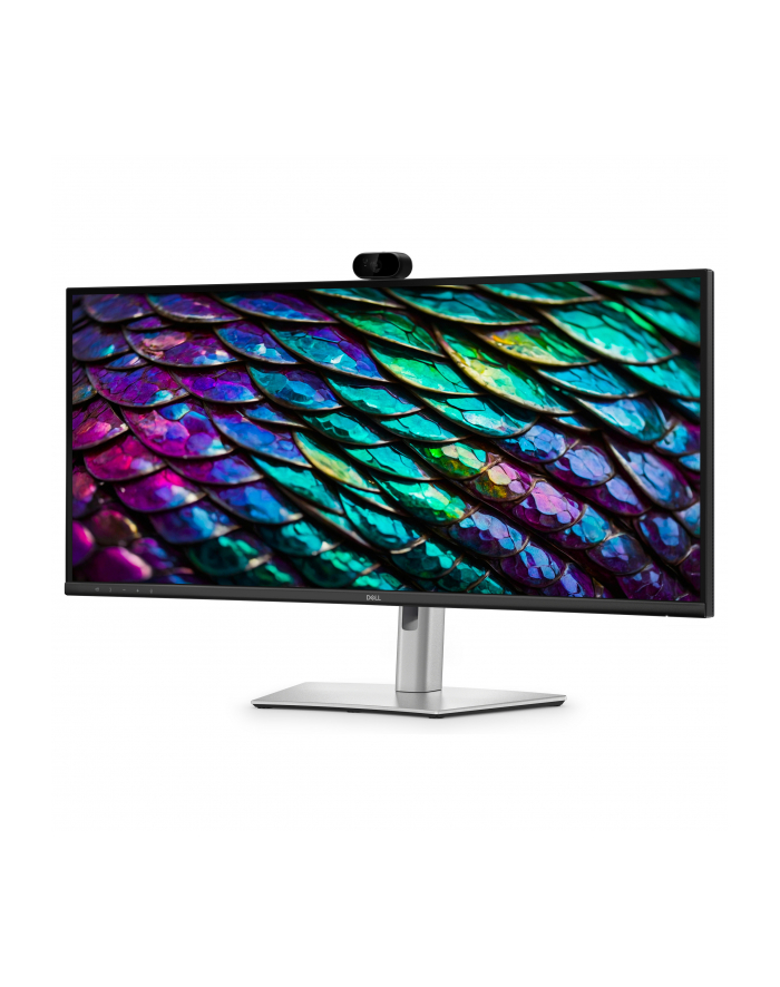dell Monitor P3426WEB 34 cale IPS Zakrzywiony WQHD (3440x1440)/21:9/HDMI/DP/4xUSB/2xUSB-C/RJ45/Kamera/Głośniki/3Y główny