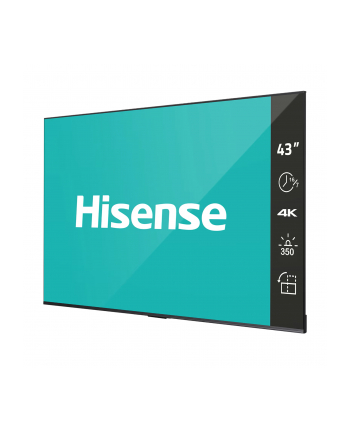 hisense Monitor 43DP30FE 43 cale 4K UHD ADS Digital Signage Display 16/7