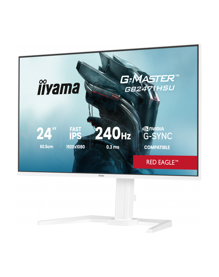 iiyama Monitor 23.8 cala GB2471HSU-W1 IPS,FHD,240Hz,2xHDMI,DP,1xUSB 3.2,     1xUSB C, Adaptive G-SYNC - 1920 x 1080 @48-240Hz  DisplayPort Only główny