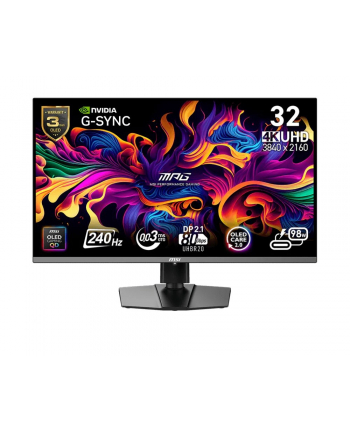 msi Monitor MPG 322URX QD-OLED 31.5/LED/FLAT/240Hz/Czarny