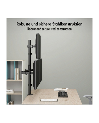 logilink Uchwyt na 3 monitory, 17-27 cale ,max 10kg na ramie nr 2