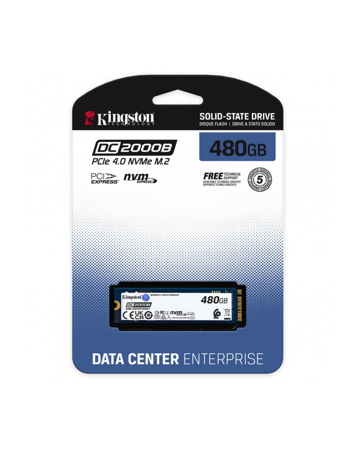 kingston Dysk SSD DC2000B 480GB PCIe 4.0 NVMe M.2 główny