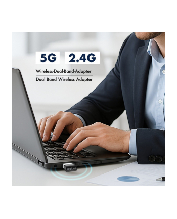 logilink Adapter bezprzewodowy USB WLAN, 11ac, 650Mbit nr 2