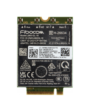 hp inc. Modem 4G LTE-AP WWAN AM5R3AA