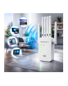 qoltec Wzmacniacz sygnału WiFi | Repeater | Access Point | 300Mb/s | 6  anten | 2xRJ45 - nr 10