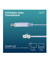 digitus Kabel adapter do konsoli USB-A 2.0 męski do RJ45 | Chipset FTDI (FT232RNL) | jasnoniebieski | 1.8m - nr 7