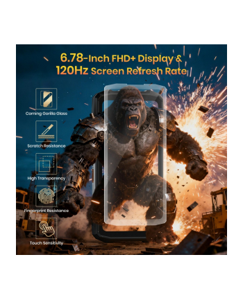 fossibot Smartfon F113 gray CH nr 2