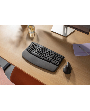 Klawiatura Logitech Wave Keys Grafitowy (920-012292) nr 1