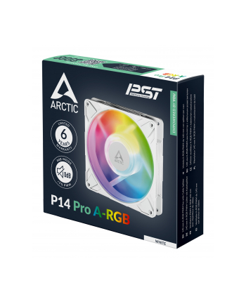 Wentylator komputerowy Arctic P14 PRO A-RGB Biały (ACFAN00318A) nr 2