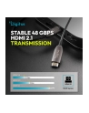 digitus Kabel połączeniowy hybrydowy HDMI AOC | HDMI-A męski-męski | HDMI 2.1 | UHD-2 8K@60Hz | 48Gbps |HDR, eARC, HDCP 2.2, CEC | 70m - nr 4