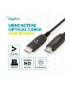digitus Kabel połączeniowy hybrydowy HDMI AOC | HDMI-A męski-męski | HDMI 2.1 | UHD-2 8K@60Hz | 48Gbps |HDR, eARC, HDCP 2.2, CEC | 80m - nr 3