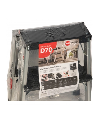 Hailo Master D70 2 x 2 Step Folding Stool