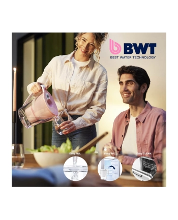 Dzbanek filtrujący Bwt Aqualizer Home 2,7l Różowy