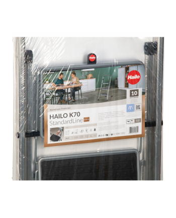 Hailo Drabina Schodkowa Składana Profistep 3-Stopniowa 4393-801