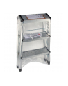 Hailo Drabinka 3 Stopnie Srebrna H-4443-701 - nr 2