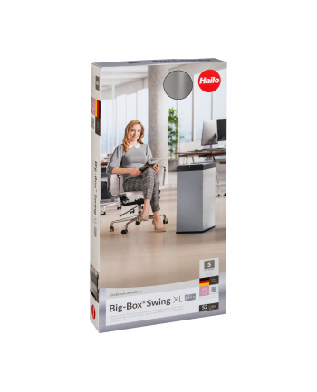 Hailo Big-Box Swing H-0860-221 Kosz Xl 52L Srebrny