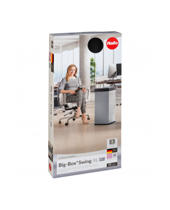 Hailo Big-Box Swing H-0860-241 Kosz Xl 52L Czarny