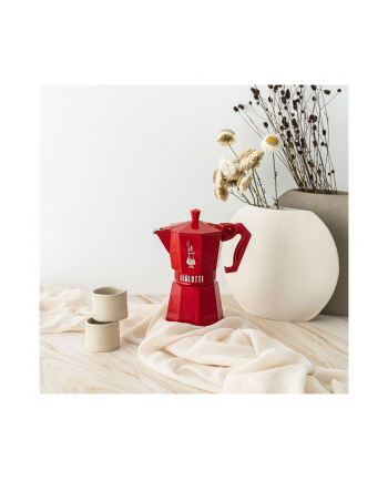 Bialetti Kawiarka Moka Exclusive Czerwona 3Tz (9055)